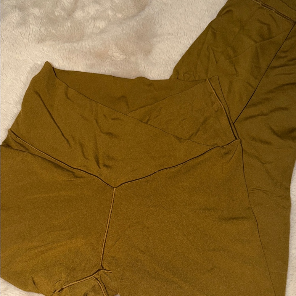 Olive Green/Mustard Leggings